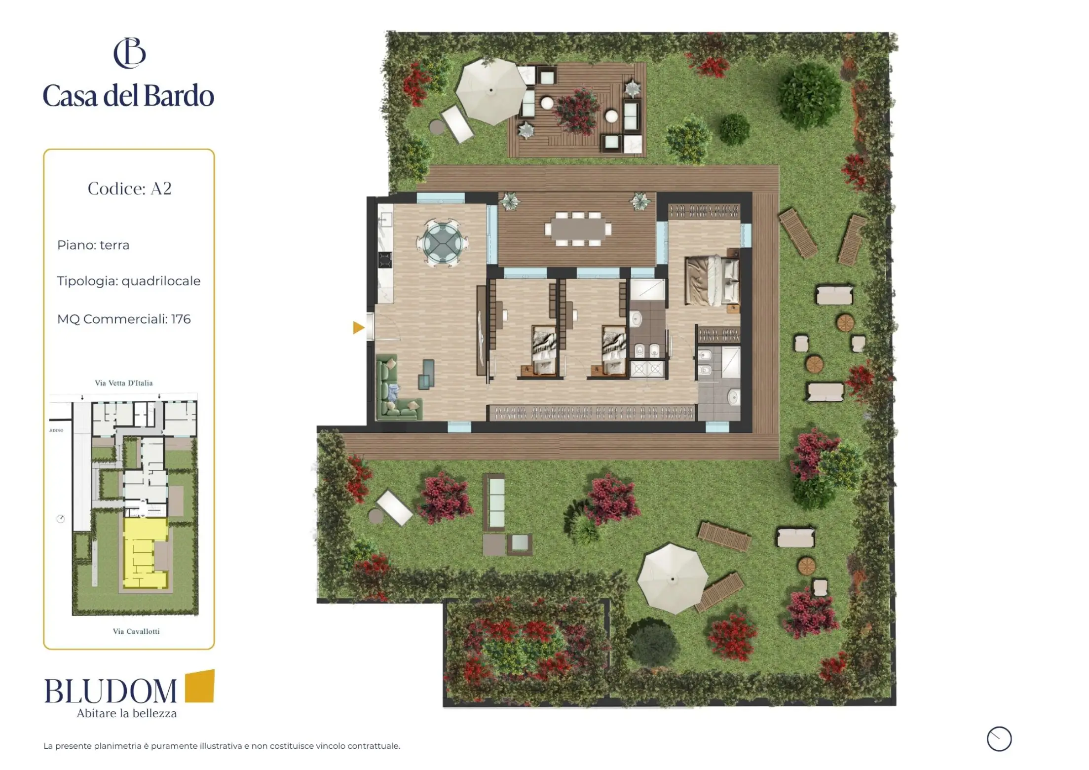 Appartamento quadrilocale piano terra