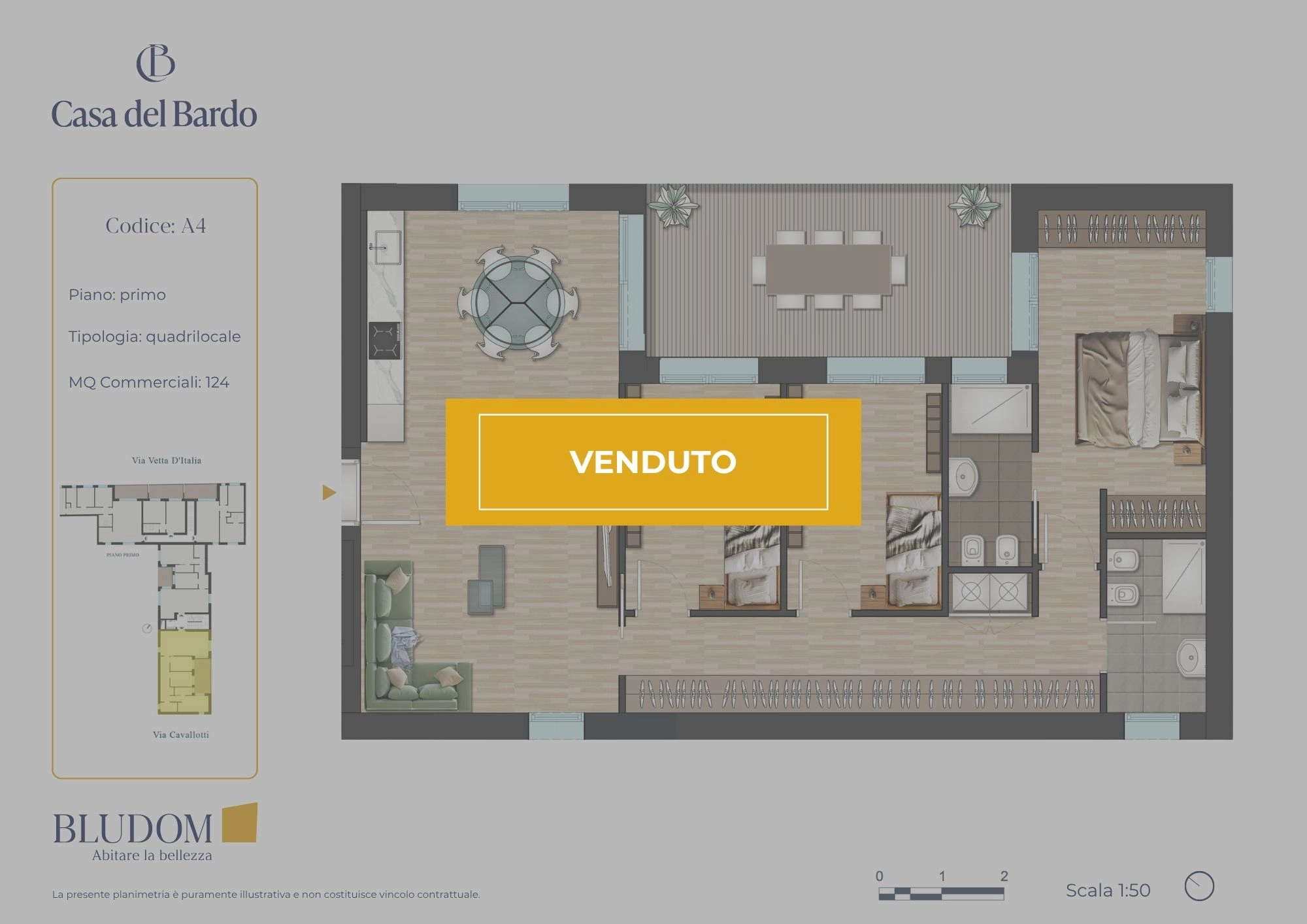 Appartamento quadrilocali