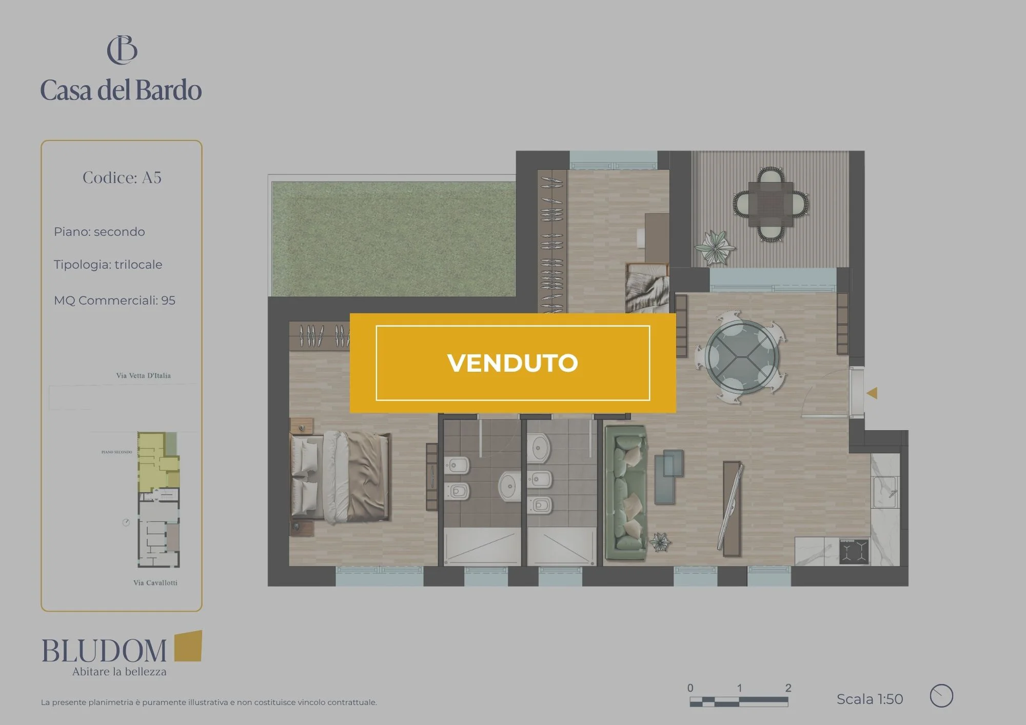 Appartamento trilocale