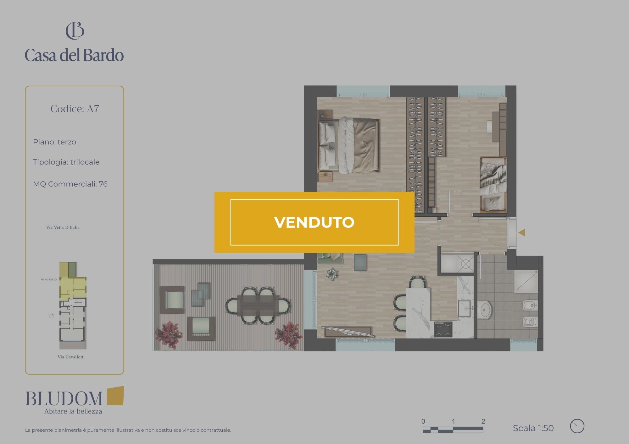 Appartamento trilocale