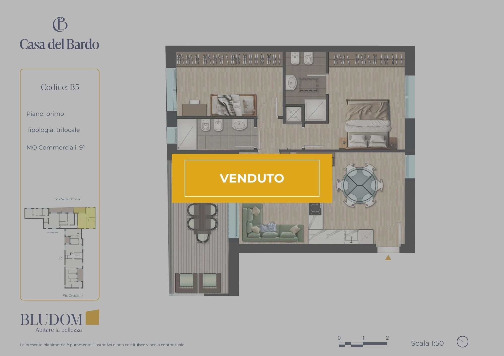 Appartamento trilocale